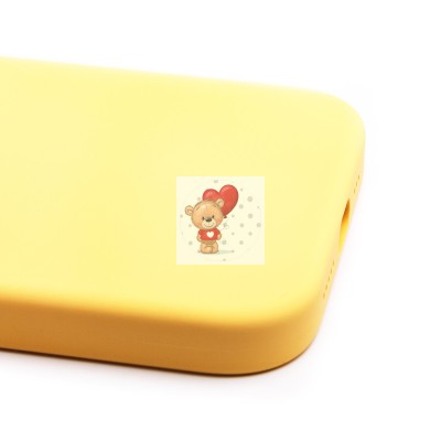 Чехол-накладка для Apple iPhone 14 Pro Max (солнечно-желтый) ORG Silicone Case SafeMag с анимацией