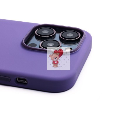 Чехол-накладка для Apple iPhone 14 Pro (ирис) ORG Silicone Case SafeMag с анимацией