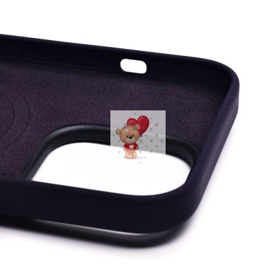 Чехол-накладка для Apple iPhone 14 Pro (бузина) ORG Silicone Case SafeMag с анимацией