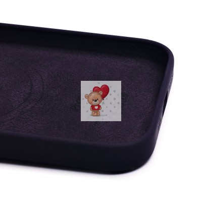 Чехол-накладка для Apple iPhone 14 Pro (бузина) ORG Silicone Case SafeMag с анимацией