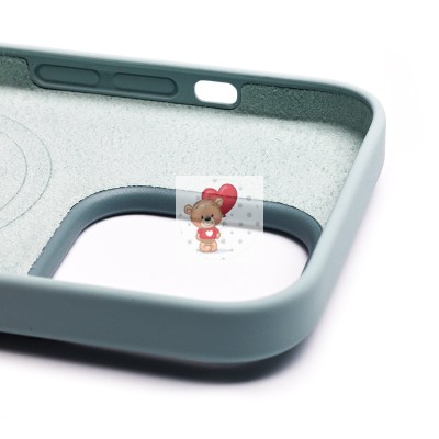 Чехол-накладка для Apple iPhone 14 Pro (нежный кактус) ORG Silicone Case SafeMag с анимацией