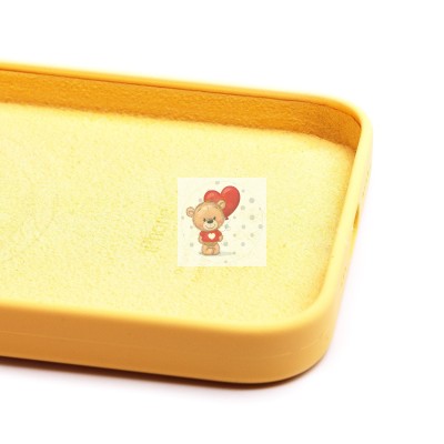 Чехол-накладка для Apple iPhone 14 (солнечно-желтый) ORG Silicone Case SafeMag с анимацией