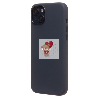 Чехол-накладка для Apple iPhone 15 Plus (темная ночь) ORG Silicone Case SafeMag с анимацией