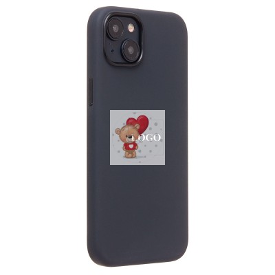 Чехол-накладка для Apple iPhone 15 Plus (темная ночь) ORG Silicone Case SafeMag с анимацией