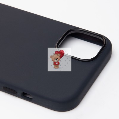 Чехол-накладка для Apple iPhone 15 Plus (темная ночь) ORG Silicone Case SafeMag с анимацией