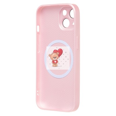 Чехол-накладка для Apple iPhone 15 (светло-розовый) ORG SM021 SafeMag