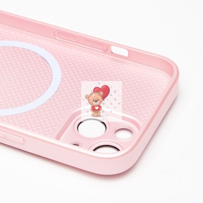 Чехол-накладка для Apple iPhone 15 (светло-розовый) ORG SM021 SafeMag