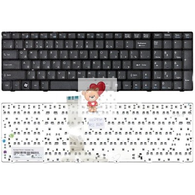 Клавиатура для MSI CX620 GT660 P/n: V111922AK1, V111922AK3, V111922BK1, V111922AK2, V111922BK1
