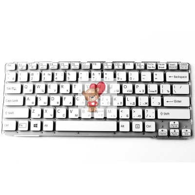 Клавиатура для ноутбука Sony Vaio SVE1411E1RW.RU3 Белая