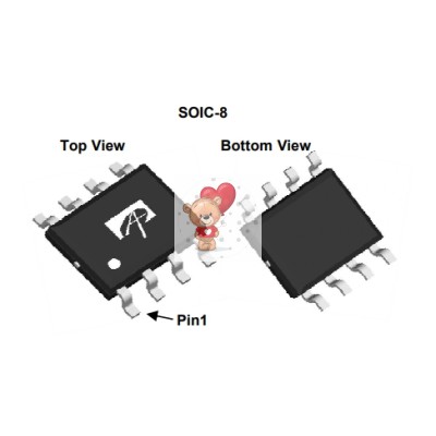 Микросхема AO4800B N-Channel MOSFET 30V 6.9A