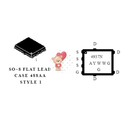 NTMFS4937NT1G N-Channel MOSFET 30V 70A NTMFS4937NT1G N-Channel MOSFET 30V 70A