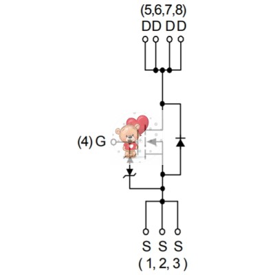 SM4508NHKP N-Channel MOSFET 30V 48A