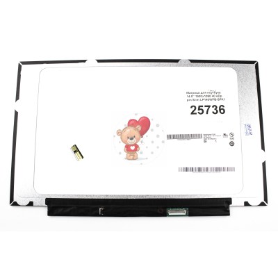 Матрица для ноутбука 14.0" 1920x1080 40pin eDp Slim AHVA B140HAK03.2 Matee 60Hz Touch