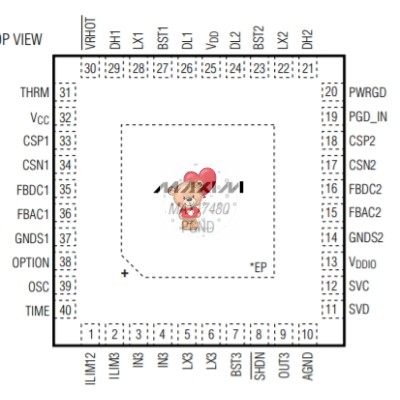 MAX17480GTL