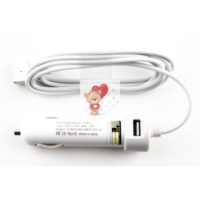 Автомобильная зарядка для Apple 14.85V 3.08A 45.W Magsafe2