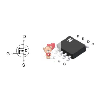 B20P03 EMB20P03G SOP-8 P-Channel MOSFET 30V 10A