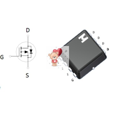 B20P03 EMB20P03V QFN-8 P-Channel MOSFET 30V 10A