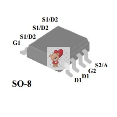 AP6901GSM-HF Dual N-Channel MOSFET 30V/7.1A 30V/9.2A