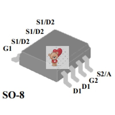 AP6901GSM-HF Dual N-Channel MOSFET 30V/7.1A 30V/9.2A