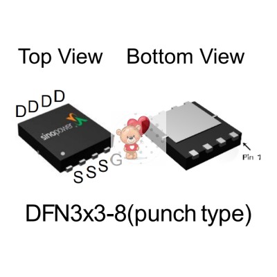 SM3319NSQA N-Channel MOSFET 30V 23A