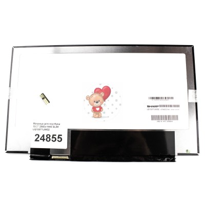 Матрица для ноутбука 13.3" 2560x1440 Slim Edp 40pin LQ133T1JW02 Матрица для ноутбука 13.3" 2560x1440 Slim Edp 40pin LQ133T1JW02