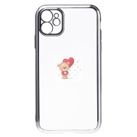 Чехол-накладка для Apple iPhone 11 (серебяный) Activ Pilot