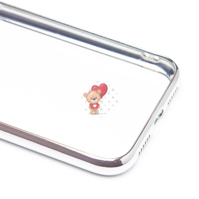 Чехол-накладка для Apple iPhone 11 (серебяный) Activ Pilot