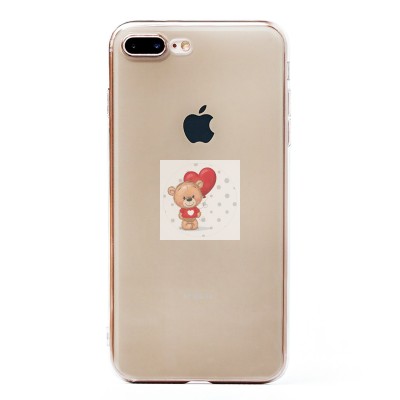 Чехол-накладка для Apple iPhone 8 Plus (черный) - Ultra Slim