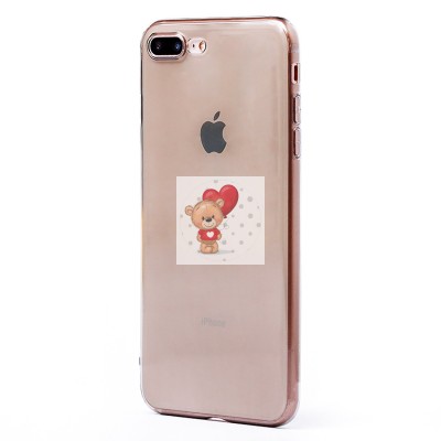 Чехол-накладка для Apple iPhone 7 Plus (черный) - Ultra Slim