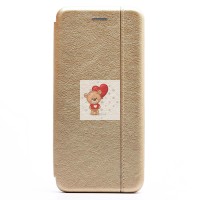 Чехол-книжка для Samsung A515 Galaxy A51 4G (золотой) открытие вбок - BC002