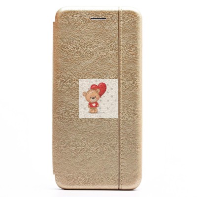 Чехол-книжка для Samsung A515 Galaxy A51 4G (золотой) открытие вбок - BC002