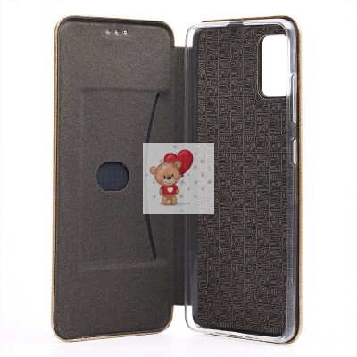 Чехол-книжка для Samsung A515 Galaxy A51 4G (золотой) открытие вбок - BC002