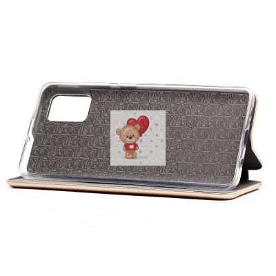 Чехол-книжка для Samsung A515 Galaxy A51 4G (золотой) открытие вбок - BC002