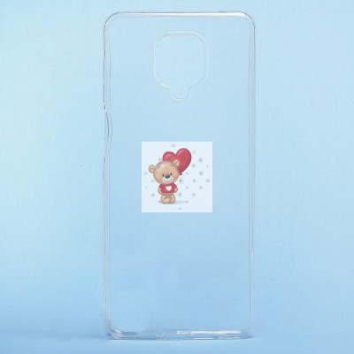 Чехол-накладка для Xiaomi Redmi Note 9 Pro (прозрачный) - Ultra Slim