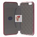 Чехол-книжка для Apple iPhone 6 (красный) открытие вбок - BC002