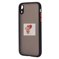 Чехол-накладка для Apple iPhone XR (черный/черный) - PC041