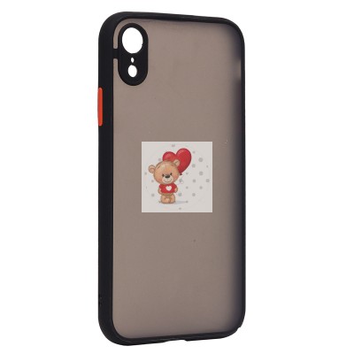 Чехол-накладка для Apple iPhone XR (черный/черный) - PC041