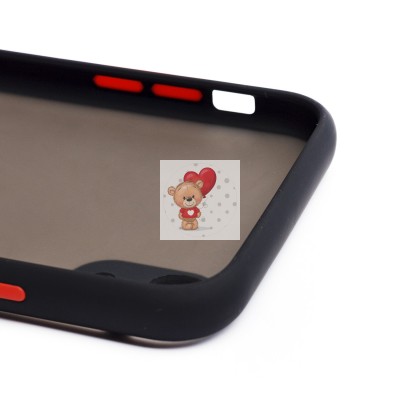 Чехол-накладка для Apple iPhone XR (черный/черный) - PC041