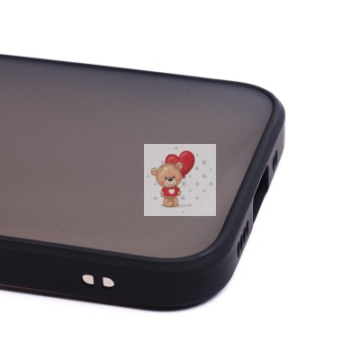 Чехол-накладка для Apple iPhone 12 mini (черный/черный) - PC041 Чехол-накладка для Apple iPhone 12 mini (черный/черный) - PC041