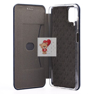 Чехол-книжка для Samsung A125 Galaxy A12 (синий) открытие вбок - BC002 Чехол-книжка для Samsung A125 Galaxy A12 (синий) открытие вбок - BC002