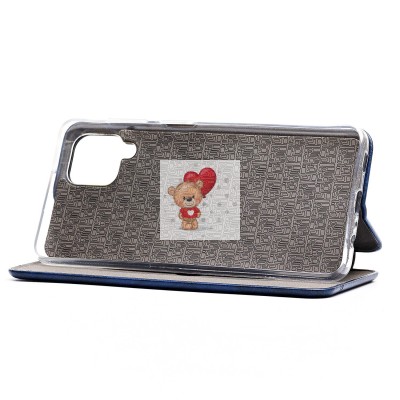 Чехол-книжка для Samsung A125 Galaxy A12 (синий) открытие вбок - BC002 Чехол-книжка для Samsung A125 Galaxy A12 (синий) открытие вбок - BC002