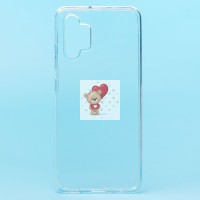 Чехол-накладка для Samsung A325 Galaxy A32 4G (прозрачный) Activ ASC-101 Puffy 0.9мм