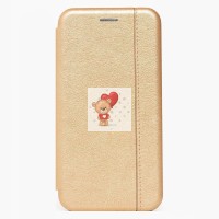 Чехол-книжка для Samsung A325 Galaxy A32 4G (золотой) открытие вбок - BC002