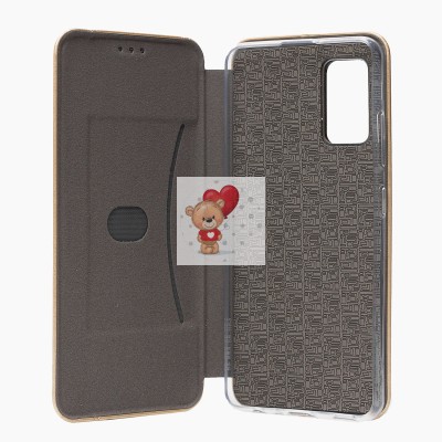 Чехол-книжка для Samsung A325 Galaxy A32 4G (золотой) открытие вбок - BC002 Чехол-книжка для Samsung A325 Galaxy A32 4G (золотой) открытие вбок - BC002