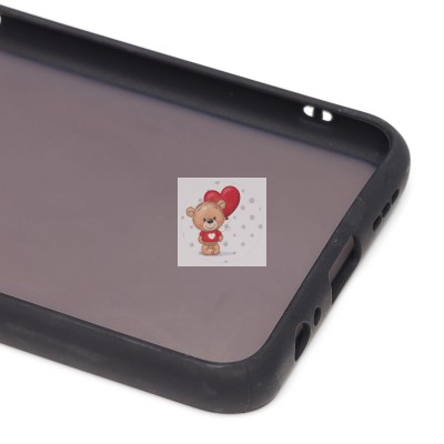 Чехол-накладка для Xiaomi Redmi Note 10S (черный/черный) - PC041