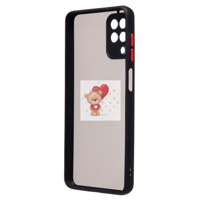 Чехол-накладка для Samsung M127 Galaxy M12 (черный/черный) - PC041 Чехол-накладка для Samsung M127 Galaxy M12 (черный/черный) - PC041