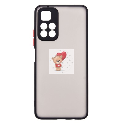 Чехол-накладка для Xiaomi Redmi Note 11 5G (черный/черный) - PC041