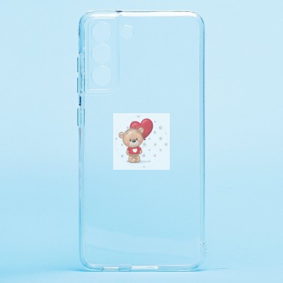 Чехол-накладка для Samsung G990 Galaxy S21FE (прозрачный) Activ ASC-101 Puffy 0.9мм Чехол-накладка для Samsung G990 Galaxy S21FE (прозрачный) Activ ASC-101 Puffy 0.9мм