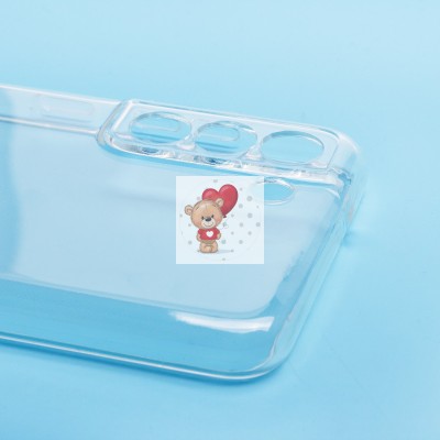 Чехол-накладка для Samsung G990 Galaxy S21FE (прозрачный) Activ ASC-101 Puffy 0.9мм