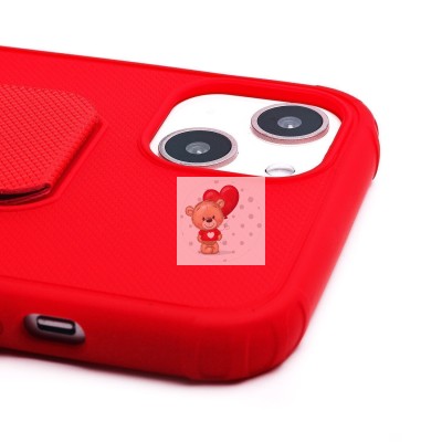 Чехол-накладка для Apple iPhone 13 с подставкой и магнитом (красный) - PC058